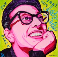 Buddy Holly by Sara Ashlex, seen on Saatchi Art