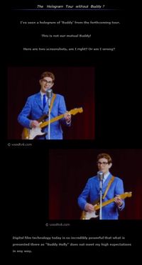 Buddy Holly News 6 about the Hologram Tour