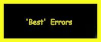 'Best'_Errors