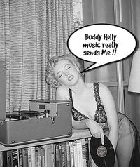 Buddy Holly Fan Marilyn Monroe