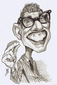 Seen On Les Caricatures De BOD' - Buddy Holly
