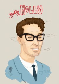 Buddy Holly - Nic Laswons Illustration And Comic Blog