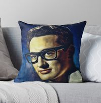 A Buddy pillow for your sofa, as seen on Redbubble