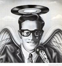 Buddy_Holly_Painting_by_©Mike_Hicks, © TEXAS MONTHLY, April 1978
