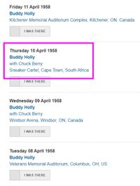 The unbelievable tour dates on songkick.com