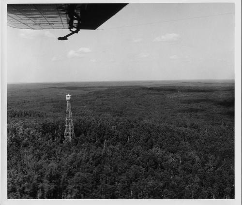 Rob's_original_fire_tower_in_1965.