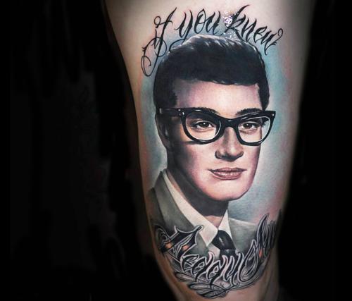 BUDDY HOLLY TATTOO