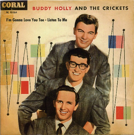 I'm Gonna Love You Too - Listen To Me - Buddy Holly & The Crickets - German Pressing
