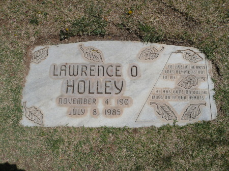 Lawrence O. Holley's Grave