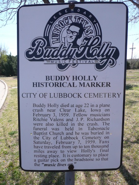 Buddy Holly Marker