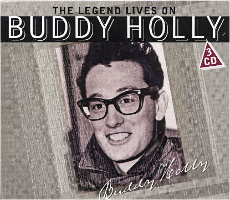 THE LEGEND LIVES ON - BUDDY HOLLY - 3 CD BOX SET