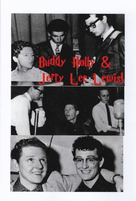 Buddy Holly & Jerry Lee Lewis  (No author credited)  ISBN 9781985670976  Printed in Great Britain by Amazon