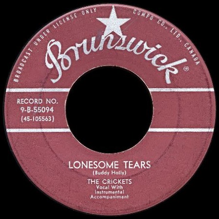LONESOME TEARS - The Crickets