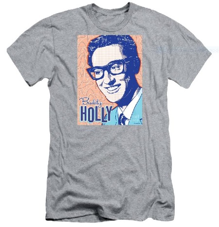 Buddy Holly Men's Pop Art T-Shirt by Jim Zahniser