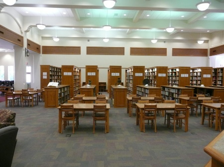 Library - used to be the Gym - Lubbock High School 2009