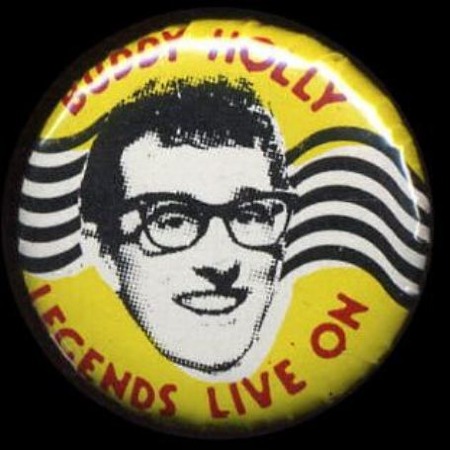 BUDDY HOLLY BADGE