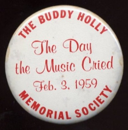 BUDDY HOLLY BADGE