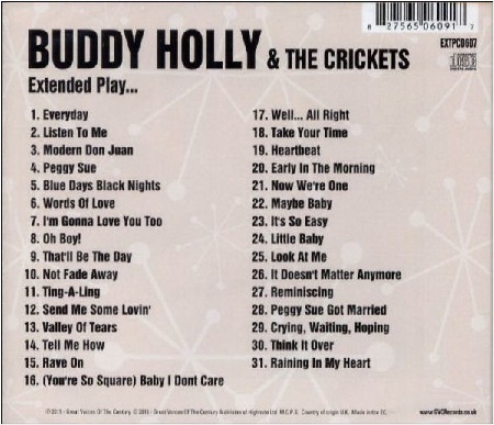 BUDDY HOLLY AND THE CRICKETS