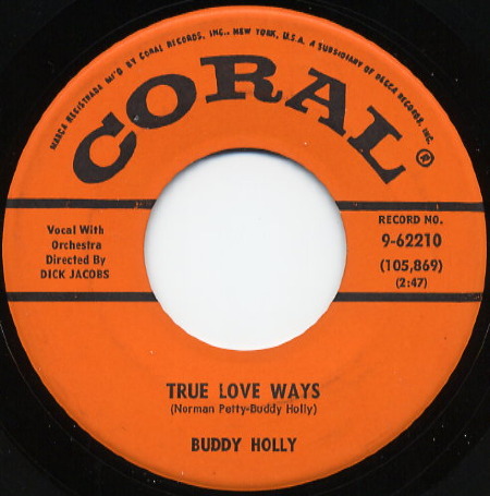 TRUE LOVE WAYS Buddy Holly