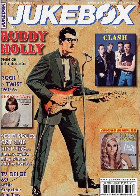 JUKEBOX Magazine No.326 February 2014  France BUDDY HOLLY