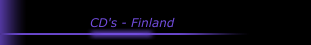 CD's - Finland