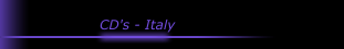 CD's - Italy