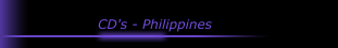 CD's - Philippines