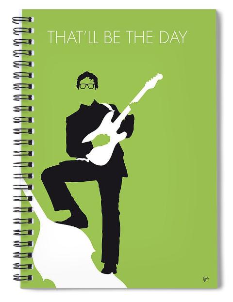 Buddy Holly Spiral Notebook © chungkong - art