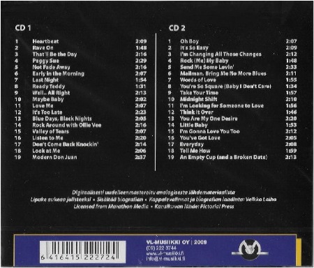 BUDDY HOLLY Maailman tähdet - 2 CD FINLAND